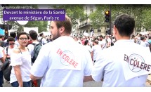 2 000 kinés en colère ont manifesté le 5 juillet devant le Ministère de la Santé